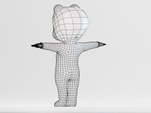Cartoon Baby v2 Rigged and animated Low-poly Modelo 3D