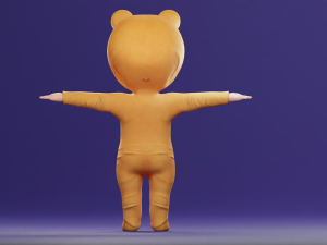 Cartoon Baby v2 Rigged and animated Low-poly Modelo 3D