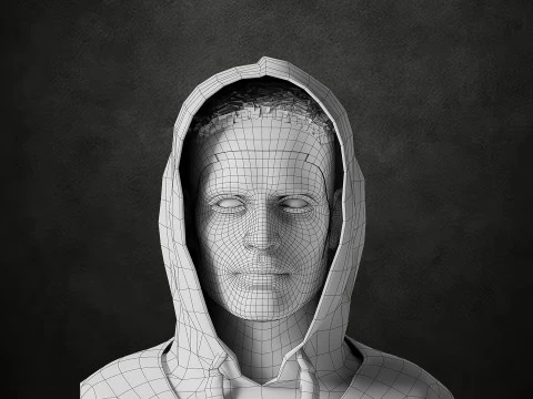 Realistic Male Character Rigged 3D Model