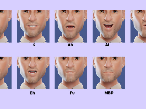 Pixar-Style Father Character 3Dモデル