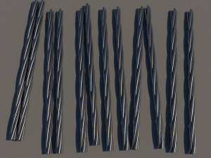 twisted iron 3D Model