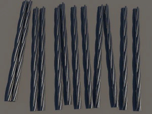 twisted iron 3D Model