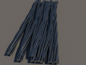 twisted iron 3D Model