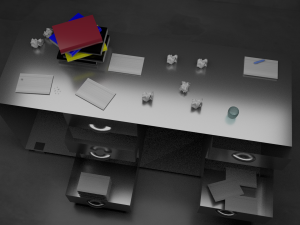full office Modello 3D