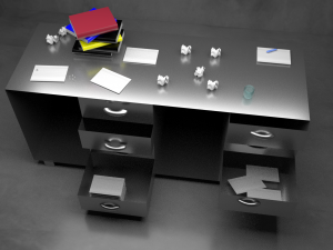 full office Modello 3D