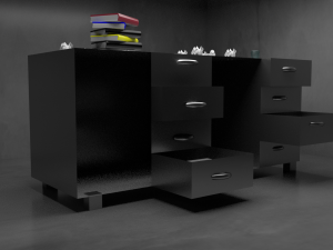 full office Modello 3D