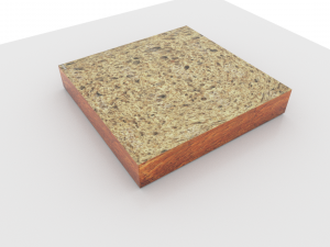 toast bread Modello 3D