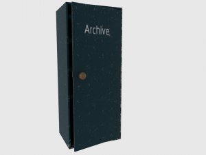 archive cabinet Modello 3D