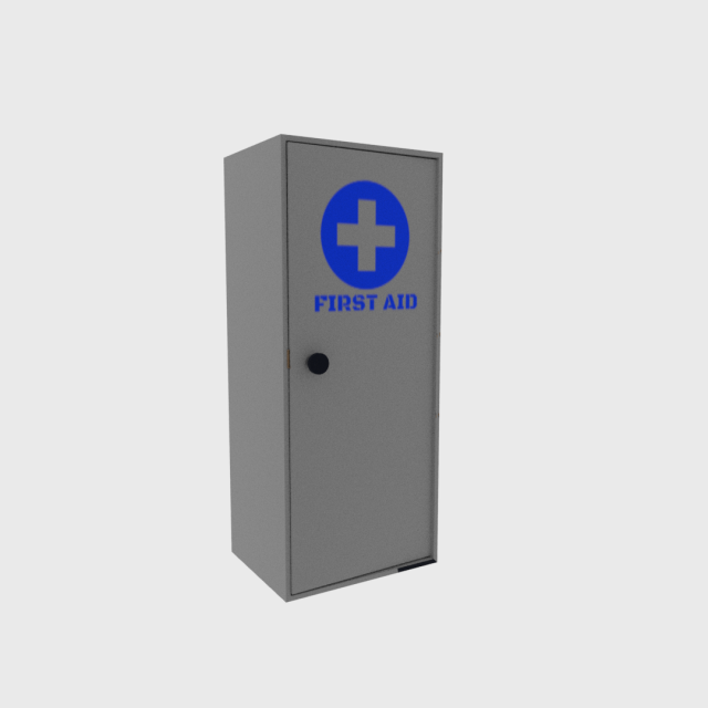 first aid cabinet Modelo 3D .c4d .max .obj .3ds .fbx .stl .blend 