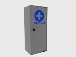 first aid cabinet Modello 3D