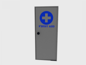 first aid cabinet Modelo 3D