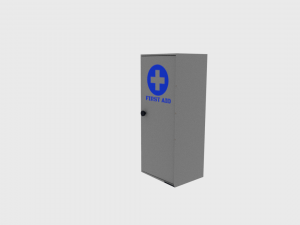 first aid cabinet Modelo 3D