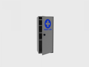 first aid cabinet Modelo 3D