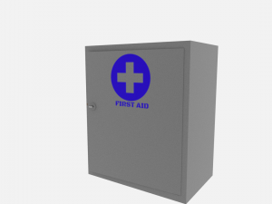 first aid cabinet Modèle 3D