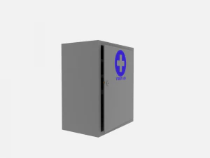first aid cabinet 3D Model