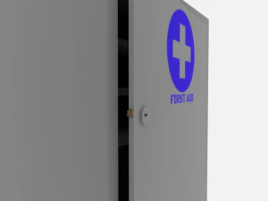 first aid cabinet 3D Model