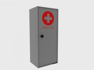 first aid cabinet 3D Model