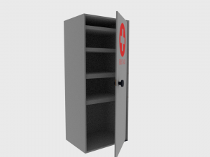 first aid cabinet 3D Model