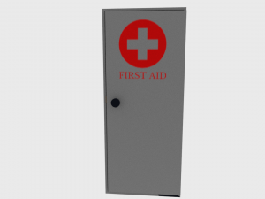 first aid cabinet 3D Model