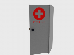 first aid cabinet 3D Model