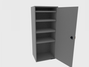 first aid cabinet 3D Model