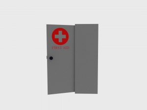 first aid cabinet 3D Model