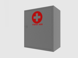 first aid cabinet 3D Model