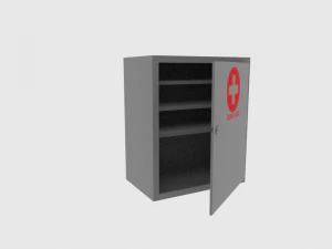 first aid cabinet 3D Model