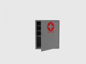 first aid cabinet 3D Model