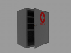 first aid cabinet 3D Модель