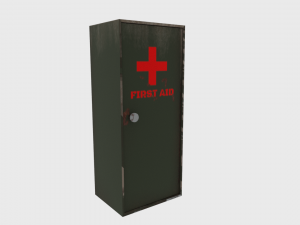 first aid cabinet 3D Model