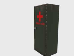 first aid cabinet 3D Model