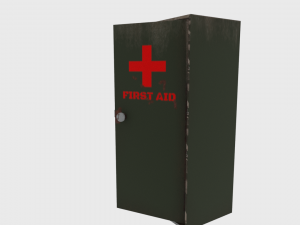 first aid cabinet 3D Model