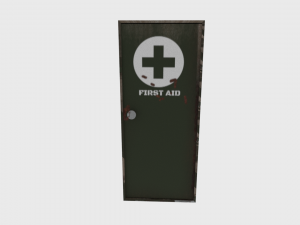 first aid cabinet Modello 3D