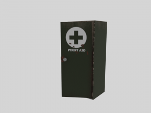 first aid cabinet Modello 3D