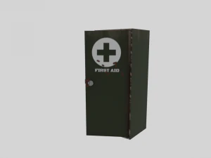 first aid cabinet 3D Model