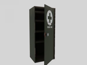 first aid cabinet 3D Model