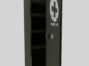first aid cabinet Modello 3D