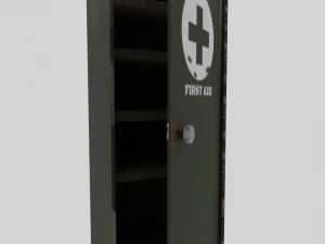 first aid cabinet 3D Model