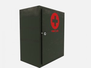 first aid cabinet 3D Model
