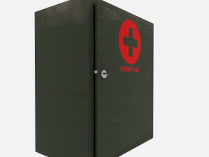 first aid cabinet 3D Model