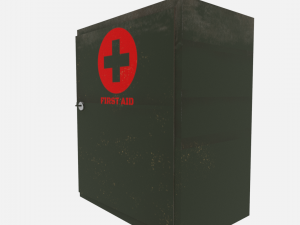 first aid cabinet 3D Model