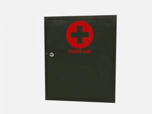 first aid cabinet 3D Model