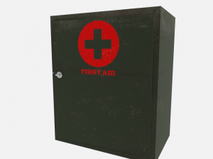 first aid cabinet 3D Model