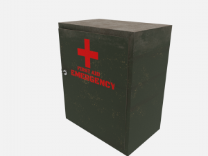 first aid cabinet 3D Model