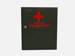 first aid cabinet 3Dモデル
