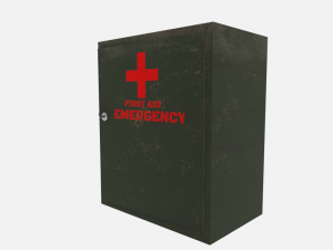 first aid cabinet 3Dモデル