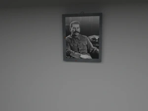 stalin wall frame 3D Model