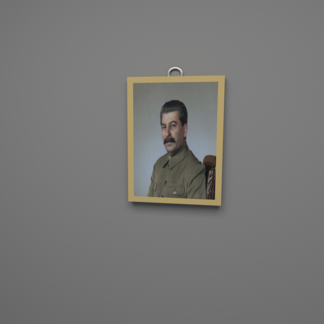 stalin wall frame Modello 3D .c4d .max .obj .3ds .fbx .stl .blend 