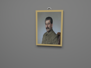 stalin wall frame 3D Модель